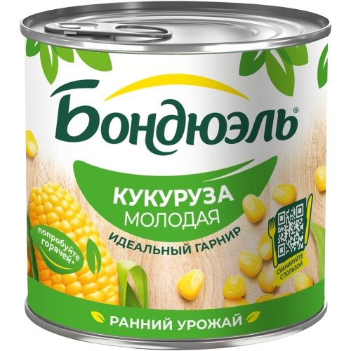 Кукуруза «Бондюэль» сладкая 340 г