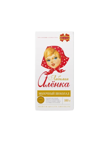 Шоколад «Алёнка» молочный 100 г