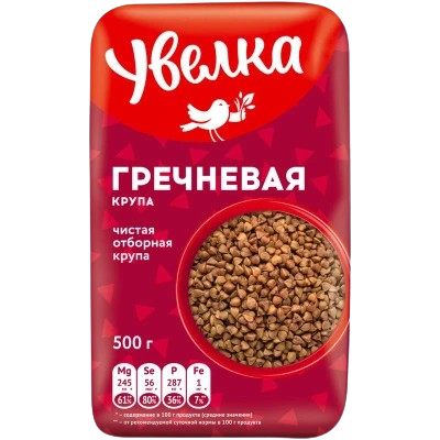 Гречка «Увелка» ядрица 500 г