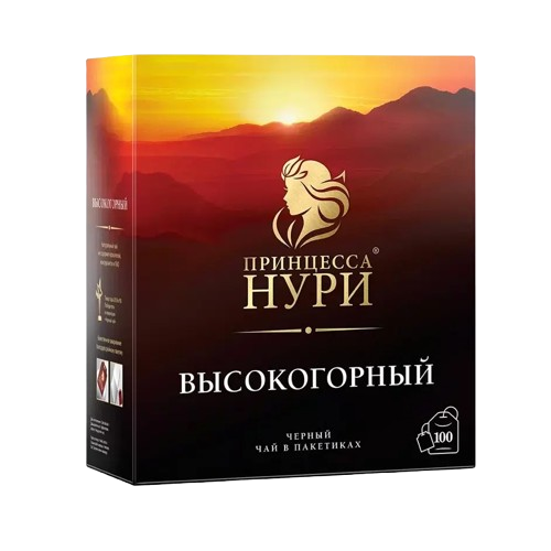 Чай «Принцесса Нури» чёрный 100 пак