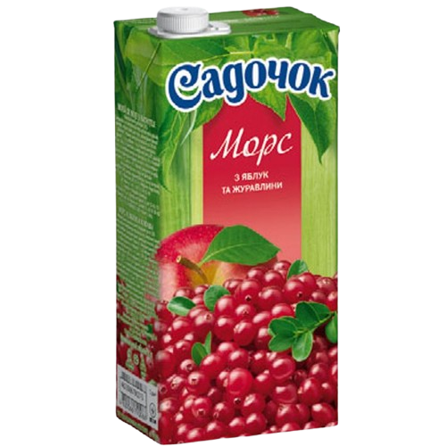 Морс клюквенный «Садочок» 1 л