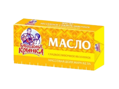 Масло сливочное «Бабушкина крынка» 82% 200 г