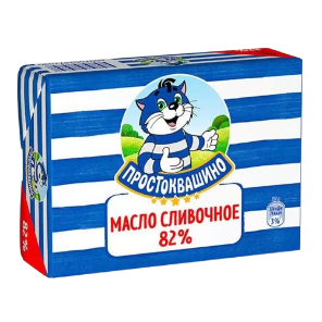 Масло сливочное «Простоквашино» 82.5% 180 г