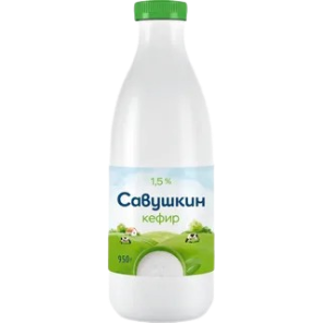 Кефир «Савушкин» 1% 1.4 л